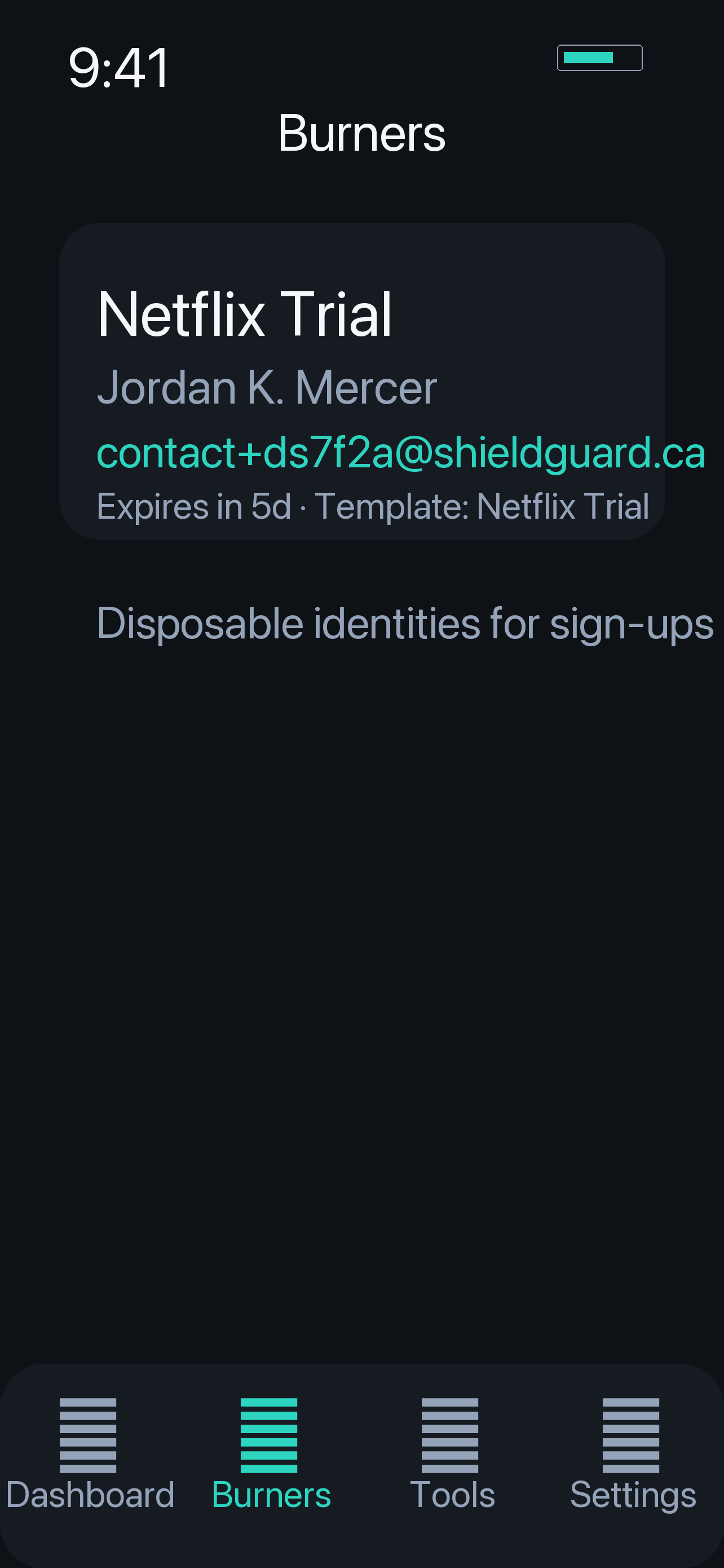 DecoyShield Burners