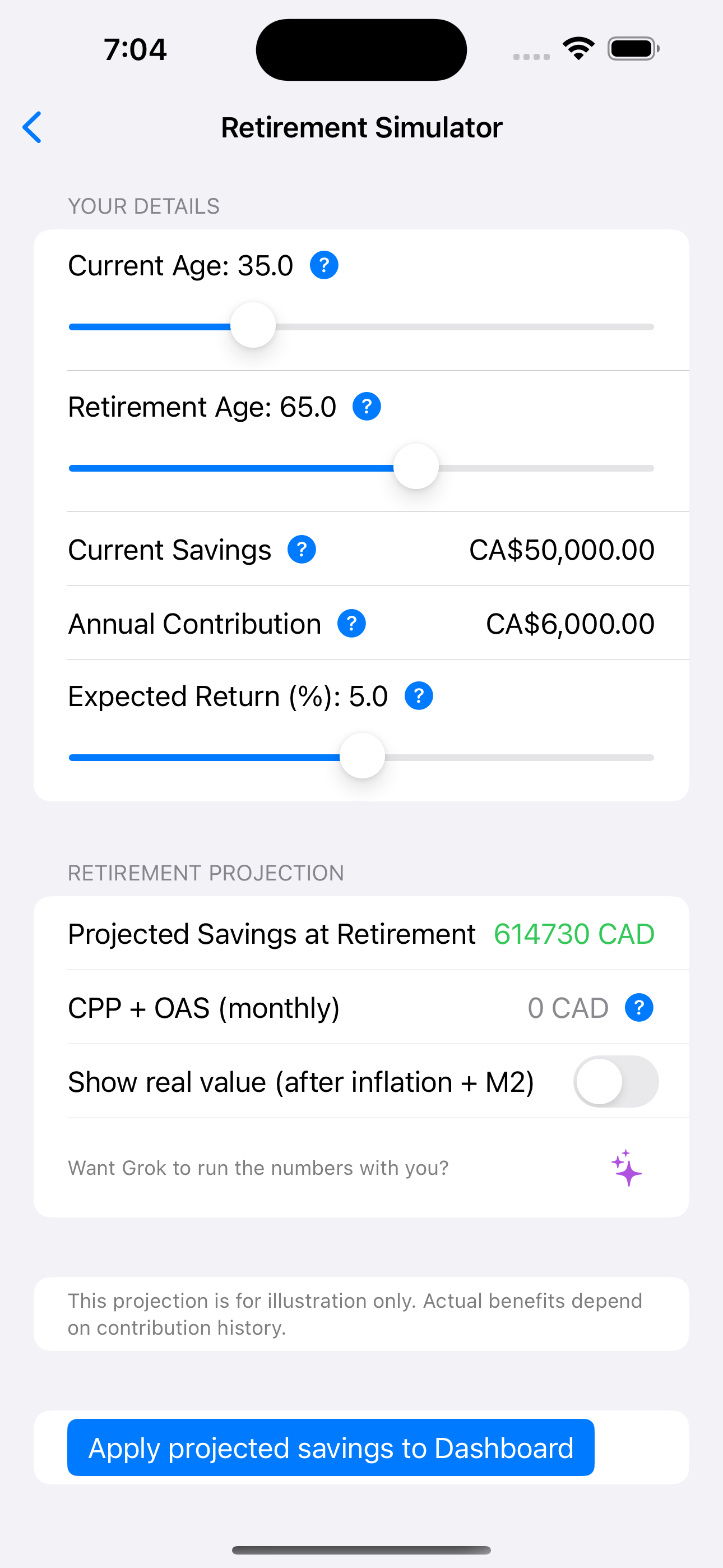 MoneyGuard Retirement Simulator